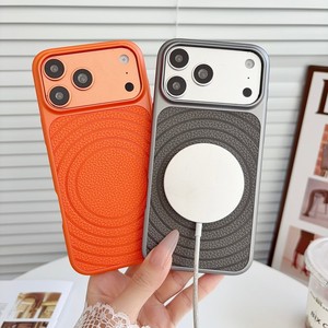 เคสโทรศัพท์มือถือหนัง PU ลายคลื่นคุณภาพสูง พร้อมแม่เหล็ก สำหรับ iPhone 17 16 15 14 13 pro max ฝาหลังแข็ง PC ป้องกันแรงกระแทก - Product Image 3