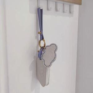 Fabricant de porte-clés, en stock, cousus main, style INS, motif nuage blanc et goutte de pluie, porte-clés de voiture, porte-clés créatif pour sac - Product Image 2