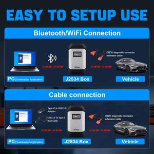 Outil de diagnostic automobile XTOOL XVCI MAX J2534 pour la programmation et le codage des ECU, programmation de clés pour GM/Ford/Lexus/Honda/Acura/Nissan - Product Image 3