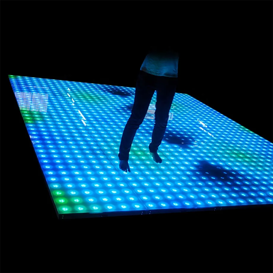 Pista de baile LED, iluminación de escenario original, 60x60cm, suelo de luz, discoteca digital, fiesta, decoración de boda