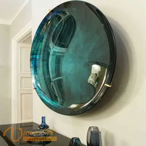 Vincentaa Pop maison moderne haute qualité verre miroir métal mur Art décor Sculpture à vendre