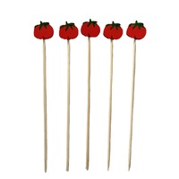 Brochettes en bois jetables multi-tailles, résistantes à la chaleur, faciles à nettoyer, pour cuisine extérieure, barbecue, camping, maison, apéritifs