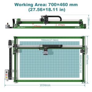 OEM ODM NEJE 도매 최신 최대 4 V2 E80 레이저 절단기 레이저 조각 기계 DIY 레이저 조각기 - Product Image 3