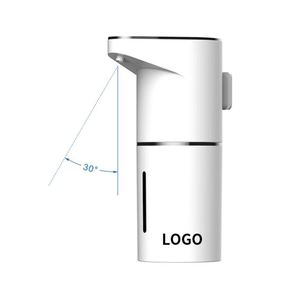 Auto <b>Hand</b> Foaming Custom Logo White Fully Automatic Usb 350Ml Liquid <b>Soap</b> Dispenser for Kitchen - Product Image 3