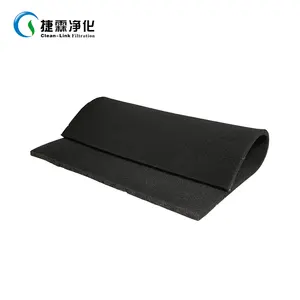 Activated Carbon Filter Manufacturers Free Sample Factory Carbon Sponge Filter Mesh Foam Activated Carbon Air Filter