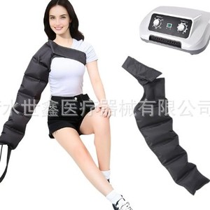 Shixin Leg Massager Six-Cavity Air Pressure Therapy Full Coverage For Legs And Feet Automatic Massage With <b>Timer</b> Plug-In - Product Image 3