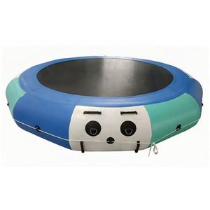 Trampoline aquatique flottant en PVC de qualité marine avec revêtement supérieur réfléchissant le soleil pour <span class=keywords><strong>lac</strong></span> - Vente en gros - Product Image 4
