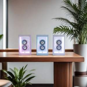 Promotion of Portable transparent desktop speakers with <b>Night</b> <b>Light</b> Function for home wireless audio devices - Product Image 6
