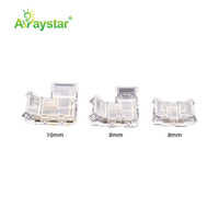 Connecteur en L sans soudure pour bande LED, 90 degrés, 6 mm, 8 mm, 10 mm, type PCB sans soudure pour connexion de bande LED SMD et COB
