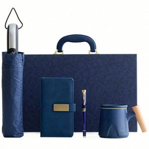 Manufacturer Custom Logo Office Gifts Items Souvenir Umbrella Cup <b>Notebook</b> Gift Items Souvenir Office <b>Set</b> for Business - Product Image 3