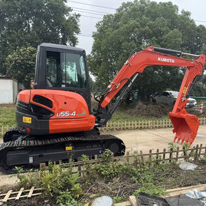Meilleur prix Kubota U55 5.5 tonnes pelleteuse petite mini pelle d'occasion pelle d'occasion japonaise à faibles heures de travail pour la ferme - Product Image 1