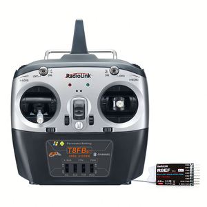 Radiolink T8FB BT 8-Channel 2.4G Radio <strong>Controller</strong> R8EF Receiver Remote <strong>Transmitter</strong> FPV Drone Fixed Wing <strong>Airplane</strong> <strong>RC</strong> Parts Accs - Product Image 1