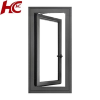 Ventanas Abatibles de Doble Vidrio Templado Insonorizadas HC Facades, Ventana de Aluminio de Alta Eficiencia Energética y Resistente a Impactos