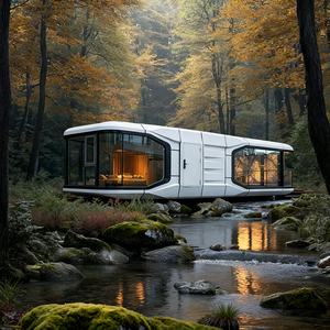 Casa Cápsula <span class=keywords><strong>de</strong></span> Lujo 2025, Casa Modular, Casa Móvil, Casa Prefabricada, Casa Contenedor, Villa Cápsula para Exteriores - Product Image 1