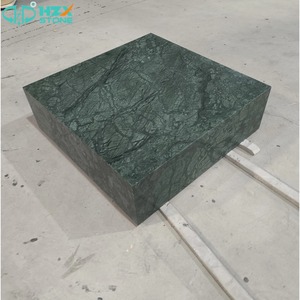 Tavolino da Caffè HZX in Pietra Naturale di Lusso Personalizzato, Marmo Verde Shangri-La per Decorazione Soggiorno - Product Image 1