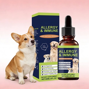 Complément alimentaire OEM pour soulager les allergies chez les animaux de compagnie, gouttes immunitaires pour chiens, renforce l'immunité, favorise la santé du foie, favorise la santé de la <span class=keywords><strong>peau</strong></span> - Product Image 4