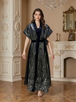 Abayas élégantes de Dubaï, Robe musulmane pour femme, Djellaba de l'Aïd, Kaftan turc, Caftan marocain, Robe islamique, Jalabiya, Robe de soirée
