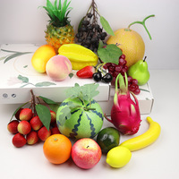 Kunstmatige fruit-druiven-groenten (draakvrucht appels sinaasappels citroenen)-bubbelmateriaal vroeg educatief speelgoed-groothandel
