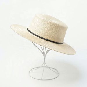 Luxury White <b>Boater</b> Sisal <b>Straw</b> <b>Hats</b> for Men and Women for Summer Party Travel Fishing Outdoor Casual Use - Product Image 4