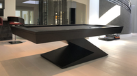 Nouvelle table de billard de luxe professionnelle sur mesure, design moderne de haute qualité, avec plateau en ardoise, revêtement en cuir et structure en bois massif, disponible en 9ft, 8ft et 7ft.