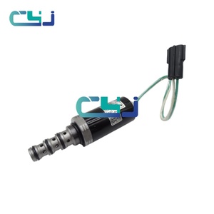 Vanne solénoïde de pompe hydraulique KDRDE5K-20/40C07-203A SKX5P-17-208 pour excavatrice R215-7 SK200-3, pièces d'excavatrice - Product Image 3