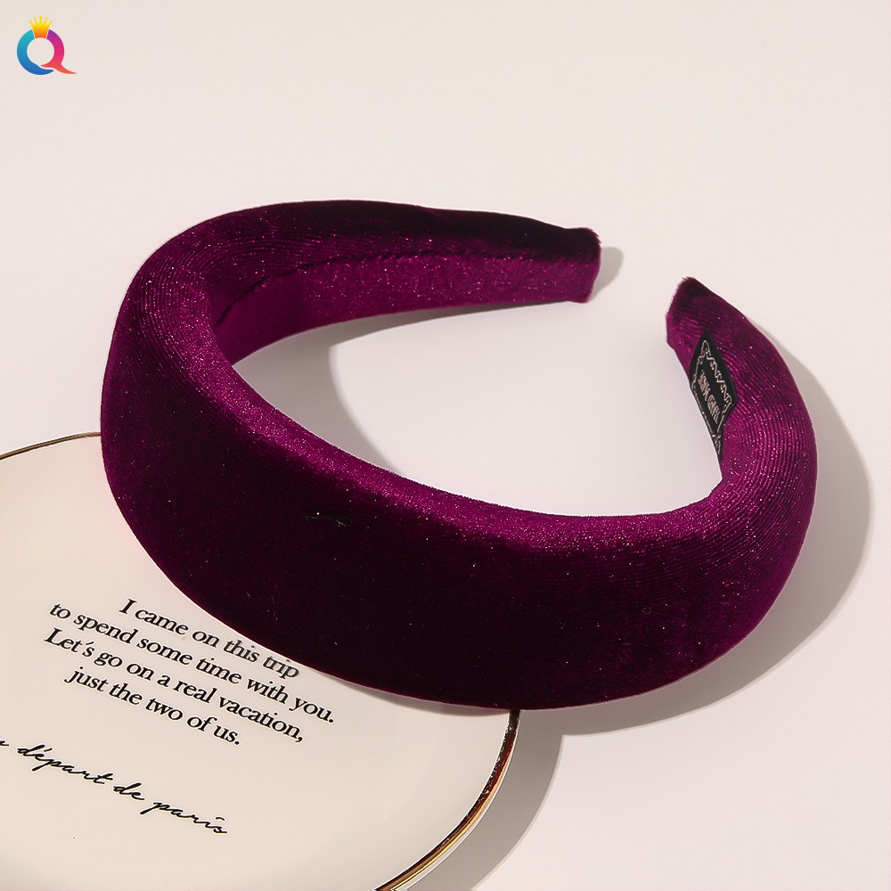 Foam Headband - Wine Red