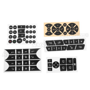 Autocollants de réparation pour boutons de voiture, volant, climatisation, verrouillage de porte, vitres, neufs pour Mercedes-Benz 2007-2014 - Product Image 2
