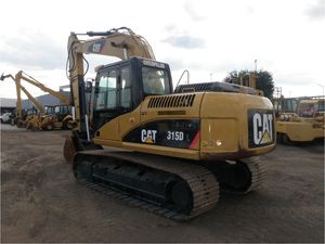 Excavadora de cadenas Caterpillar Cat315D de alta calidad, usada, en buen estado, motor y caja de cambios originales, 15 toneladas, probada e inspeccionada, precio reducido. - Product Image 2