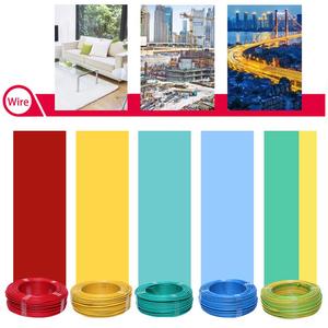 Câble de conduit monobrin 6491X <span class=keywords><strong>Bleu</strong></span> Brun Terre <span class=keywords><strong>Jaune</strong></span> <span class=keywords><strong>Vert</strong></span> Fil 1.5 2.5 4 6 10mm Cuivre 100m par rouleau - Product Image 5