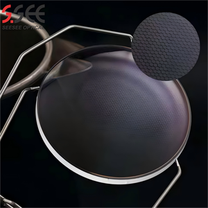 Alta Qualidade SEESEE Duas Peças Honeycomb Pinhole Single Vision Optical <span class=keywords><strong>Lens</strong></span> 1.56 1.61 1.67 UV420 Eye Protection 70 75mm de diâmetro - Product Image 2