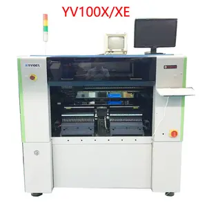 YV100X yv100xe Yamaha mountter SMT, mesin multi-fungsi universal kecepatan sedang berbentuk komponen kecil presisi tinggi 70% baru
