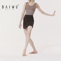 Falda de Ballet para Mujer Adulta Baiwu, Falda de Danza de Gasa con Lazo, Falda Corta para Práctica de Danza 126143079