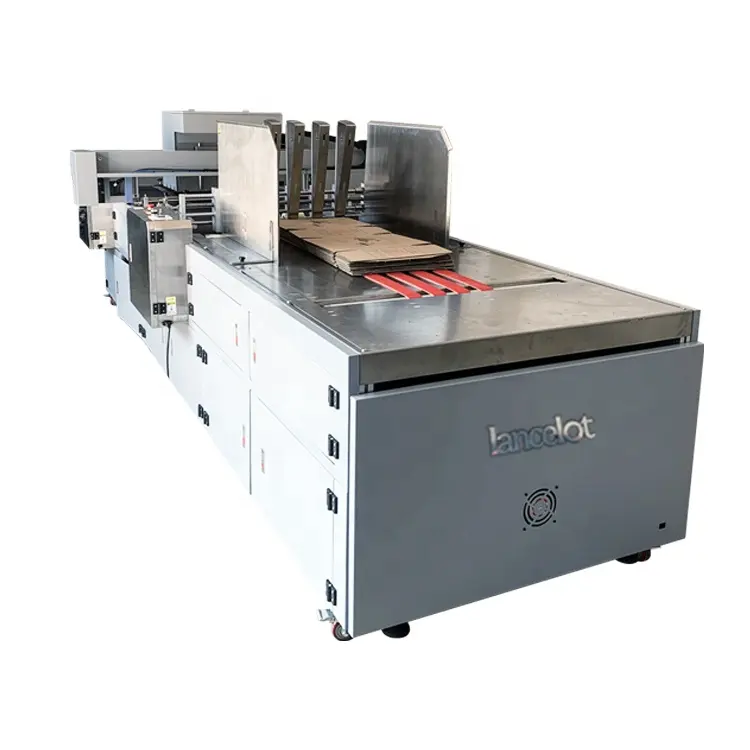 골판지 4 색 flexo 인쇄 기계 로터리 다이 커팅 머신 flexo 인쇄 피자 상자 기계