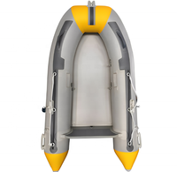 Bateau de pêche gonflable en PVC, bateaux de pêche en caoutchouc gonflables avec moteur, grand bateau gonflable rapide pour le sport et le sauvetage