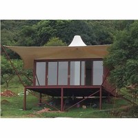 Tentes Yunshang Outdoors, structure en membrane, tissu blanc en PVDF, tentes de luxe pour hôtels à vendre