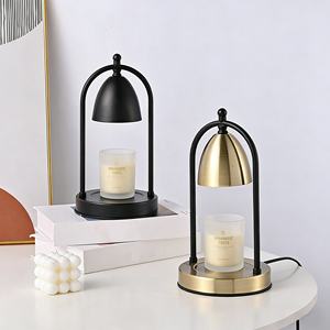 Wholesale Customizable Electric Candle Warmer <b>Lamp</b> with <b>Timer</b> Glass/Metal Construction Eco-Friendly Indoor/Outdoor Use - Product Image 3