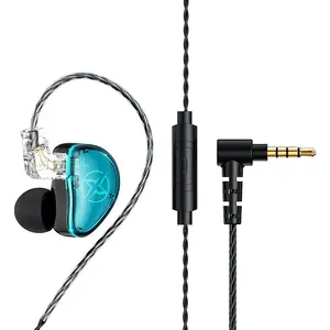 T05 PRO 3.5mm kulak içi Hifi bas kulaklık kontrol Stereo için Handfree mikrofonlu kulaklık spor oyun kulaklık