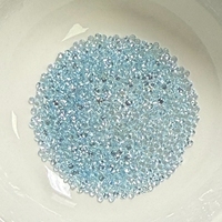 HQ GEMS 1,0mm-3mm Korund Rosa Saphir Brillantschliff Synthetischer Roter Rubin Verschiedene Größen Wärmebehandelt für Schmuck