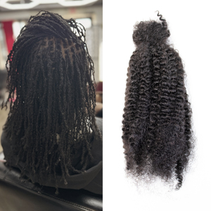 Stoppini umani <span class=keywords><strong>Rasta</strong></span> Texture crespi all'ingrosso <span class=keywords><strong>capelli</strong></span> intrecciati alla rinfusa - Product Image 6
