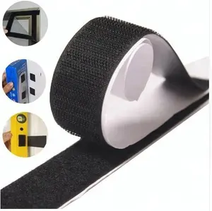 Factory Price Bags Curtain Indoor Double Side Dual Lock Reusable Self Adhesive Hook And Loop Tape