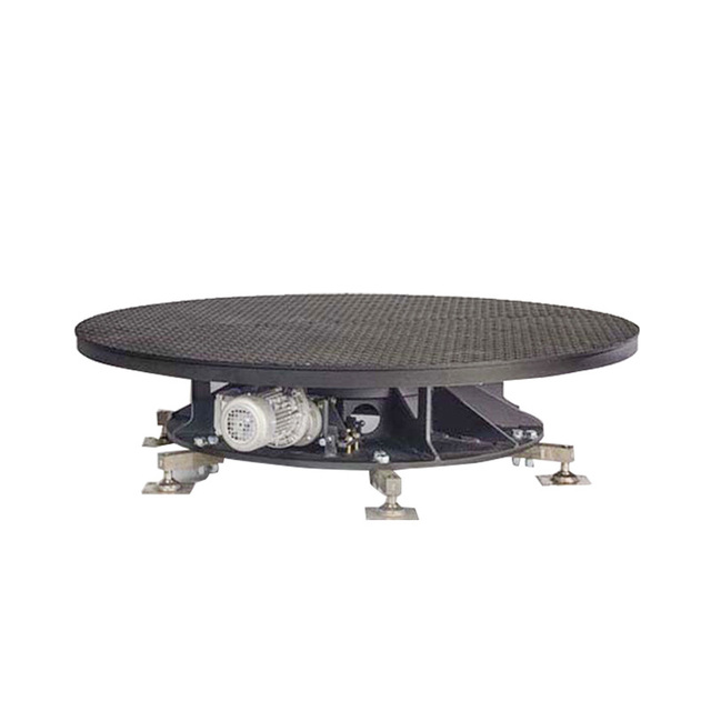 Stationary Hydraulic Electric Lifting Stage Rotatable Circular Lifting Platform 2-6m Diameter Rotating Platform