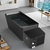 ICEGALAX usine vente 1HP/1.5HP/2HP refroidisseur d'eau plongeant froid pour bain Fitness récupération glace bain thérapie système de refroidissement