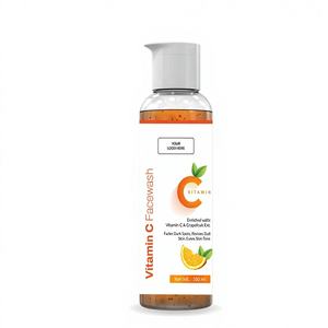 New Vitamin C Gel Facewash Reduces Fine Lines Pigmentation Whitens Deep <b>Cleanses</b> Retains Hydration Brightens <b>Skin</b> Natural Glow - Product Image 1