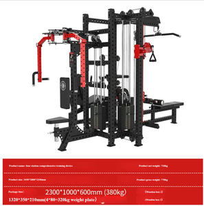 Équipement de fitness professionnel commercial multi-gym 8 stations en acier pour la musculation et la sécurité du dos, idéal pour les entraîneurs de bodybuilding - Product Image 6
