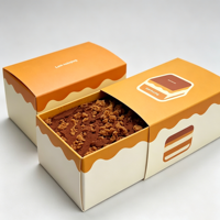 Boîte en carton de haute qualité pour gâteau Tiramisu, boîte à pâtisserie personnalisée, boîte à gâteau au fromage mousse, boîte longue à tiroir