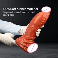 Dilatateur anal extra-large sans œufs, en forme de bourgeon de rose, pour entrée arrière, masturbateur massif, jouet de plaisir pour adultes, énorme godemiché