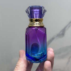 Frasco pulverizador de perfume de vidrio arcoíris de 50ml con bomba y tapa en stock - ¡Oferta especial para rellenar perfumes! - Product Image 6