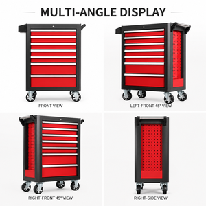 Coffre à outils sur roulettes personnalisable, durable, verrouillable, pour atelier de mécanique, <span class=keywords><strong>garage</strong></span>, industrie - Product Image 2