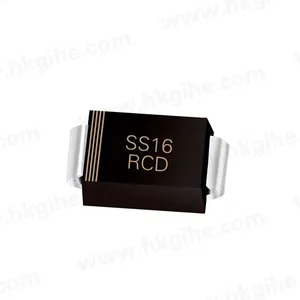 Hot Sell Diodes Surface Mount 60V Schottky Barrière Gelijkrichters Ss16 Diode Prijslijst Voor Groothandel