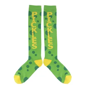 Colorful Funny Words Knee High Women Stocking Long Socks